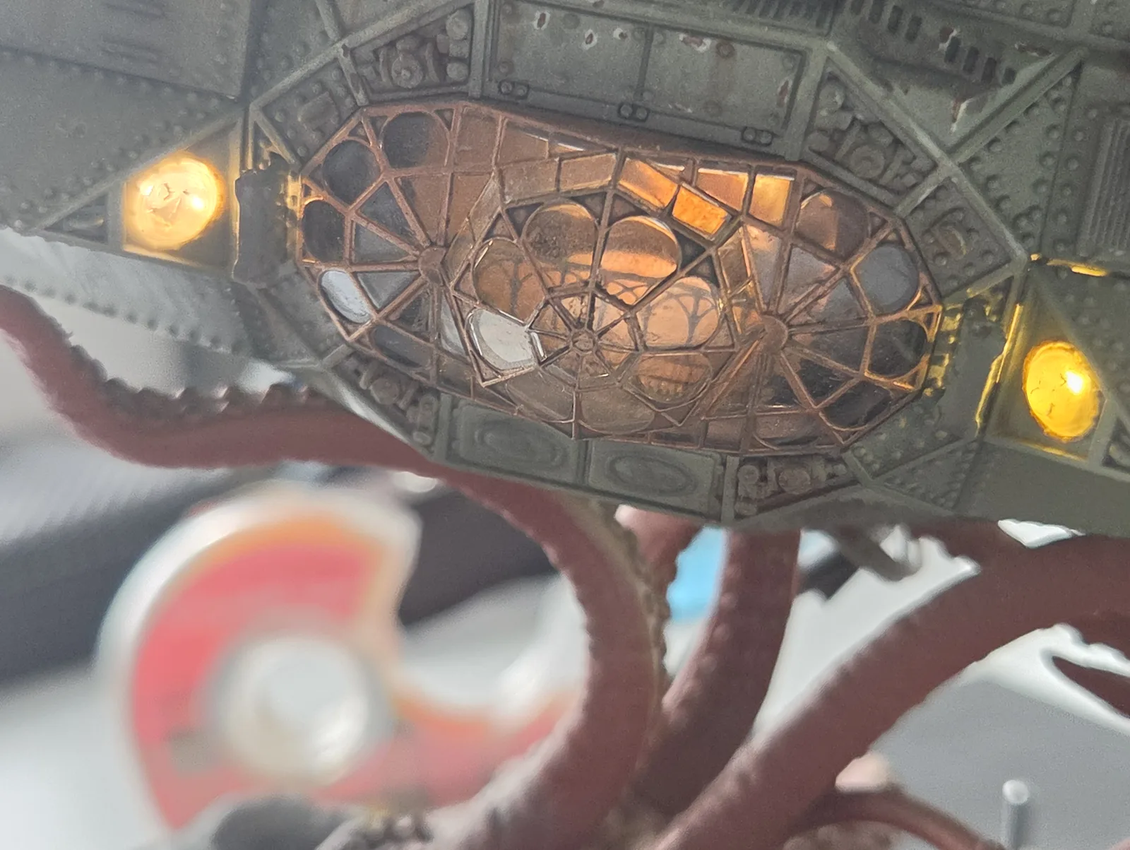 Original photograph 4 of my Nautilus and the giant squid model