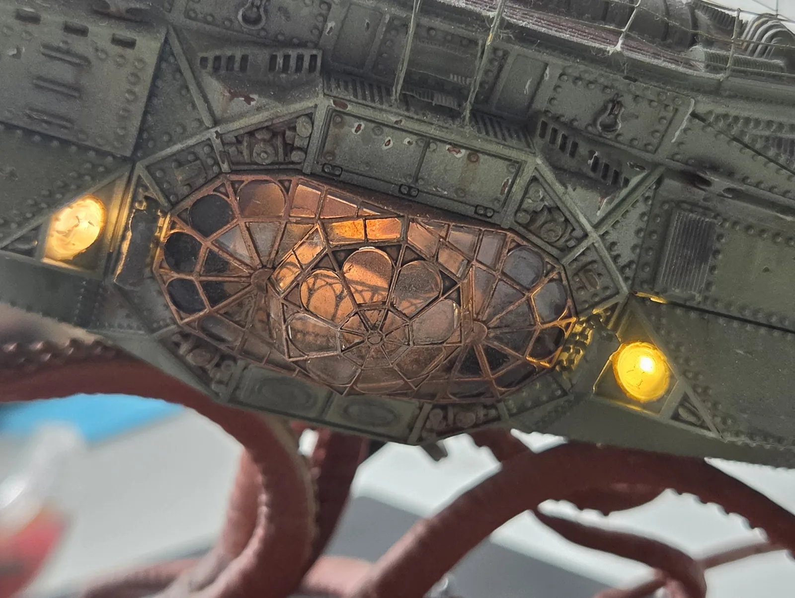 Original photograph 5 of my Nautilus and the giant squid model