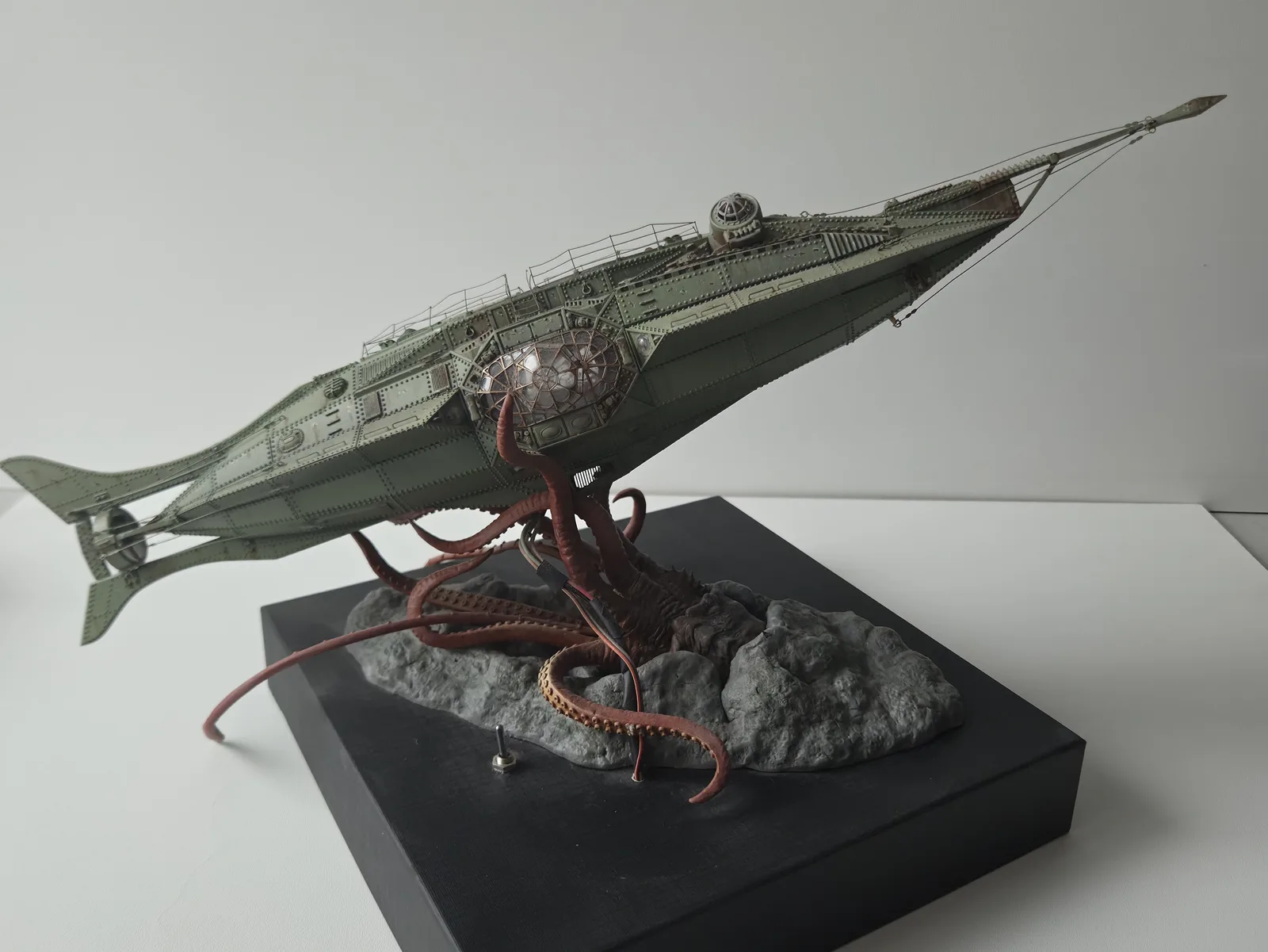 Original photograph 7 of my Nautilus and the giant squid model
