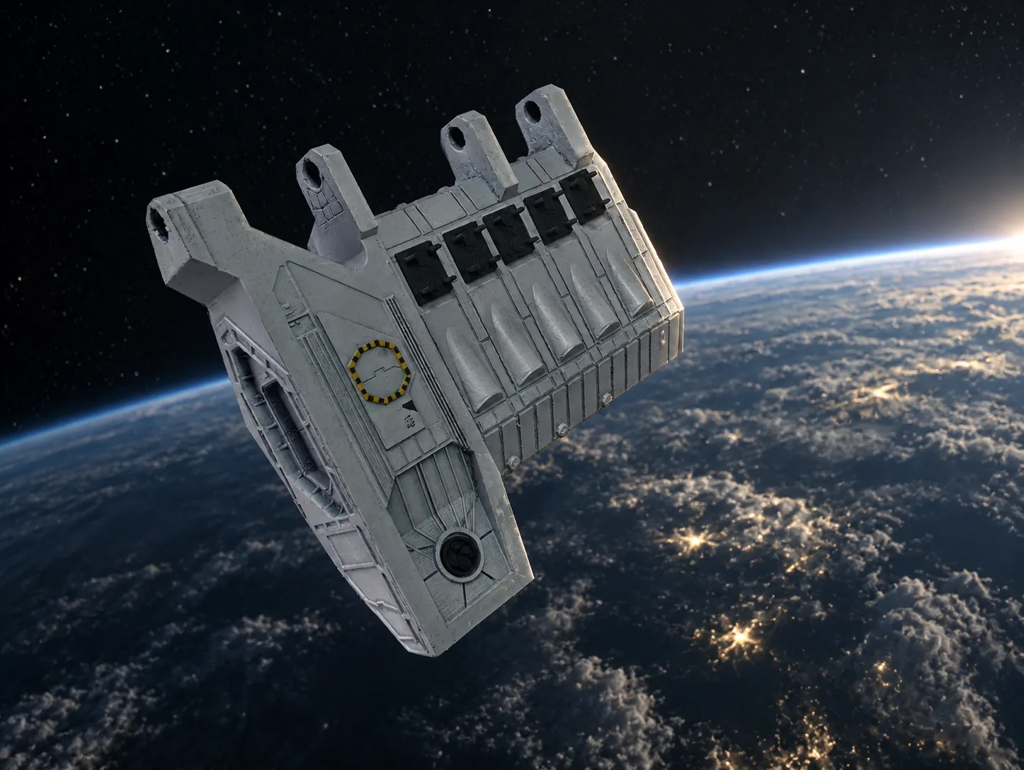 Second AI-generated interpretation of my Sulaco emergency escape vehicle model